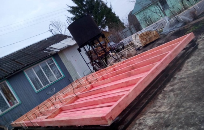 4 брусовой дом 4×7, 39 м², псковская область, псковский район, снт «пристань-1» (9)